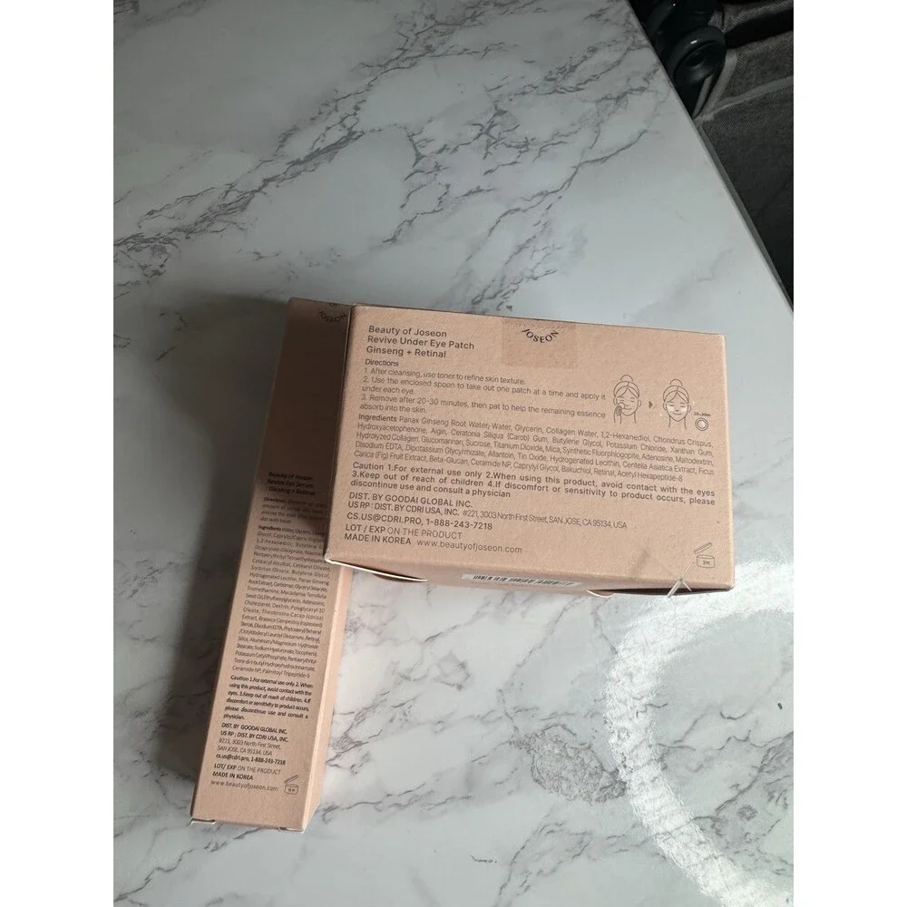 Beauty of Joseon Revive Under Eye Patch Ginseng + Retinal 60ct Eye Pads